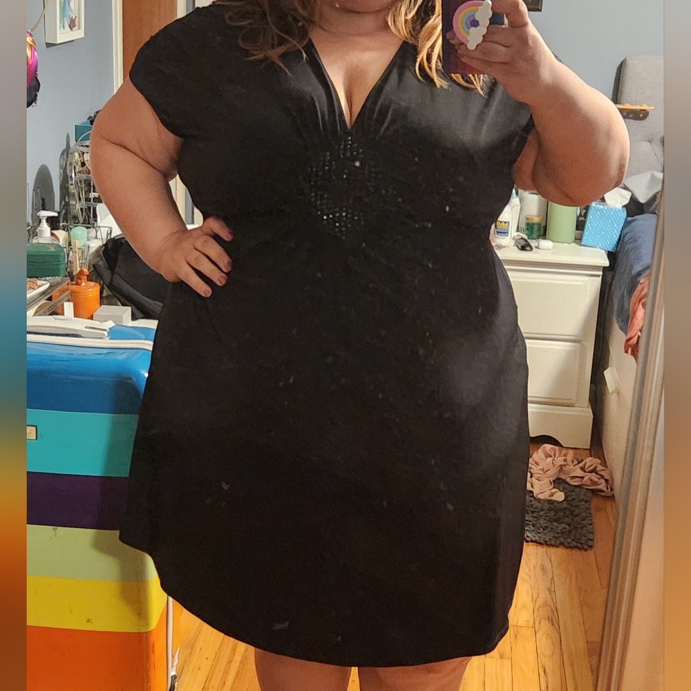 Lane Bryant black dress